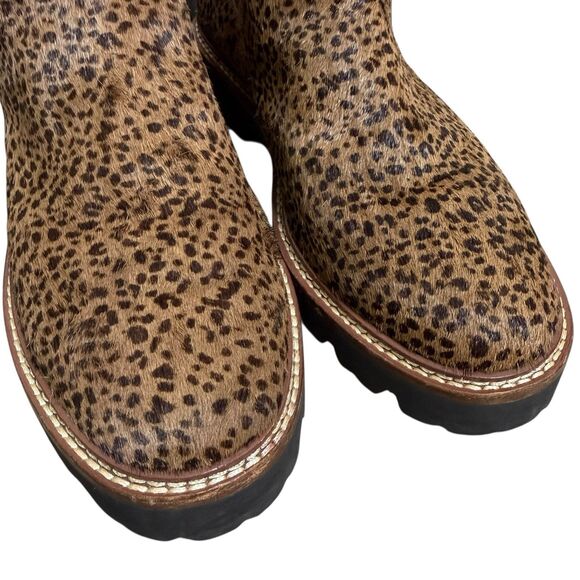 Madewell The Citywalk Lugsole Chelsea Boot Real Calf Hair Leather Womens Size 7 - Picture 6 of 9